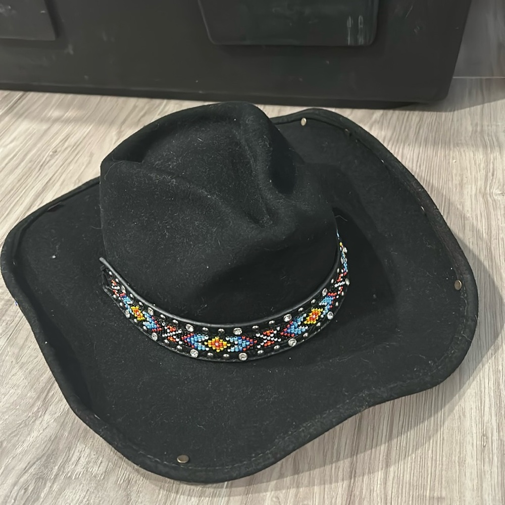 Bullhide Bad Axe River Black Felt Cowboy Hat
